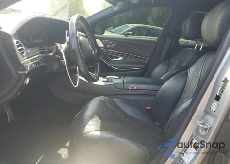 2015 Mercedes-Benz S 63 Amg z USA, uszkodzony, nr VIN WDDUG7JB3FA105713